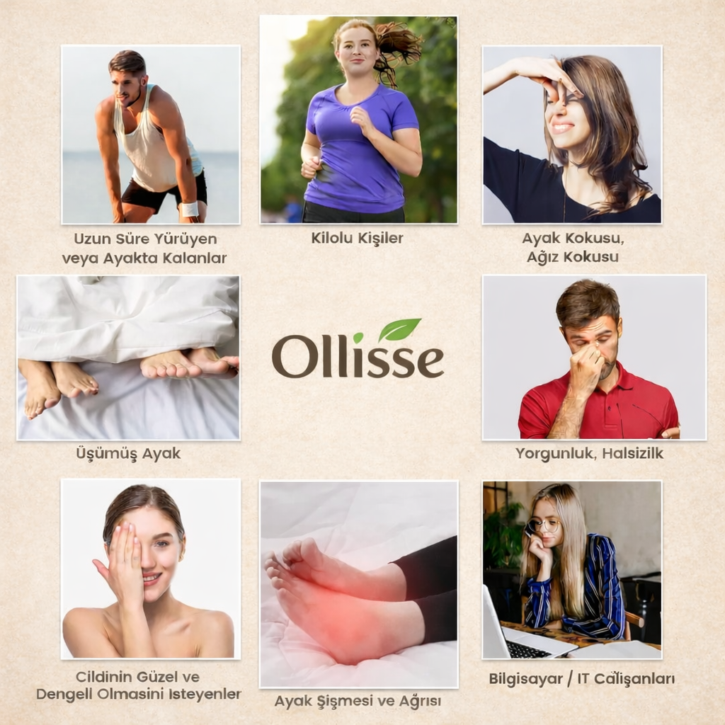 Bitkisel Detox Ayak Bandı – Toksin Atıcı Gece Detoks Bandı Ayak Bandı (10 ADET)